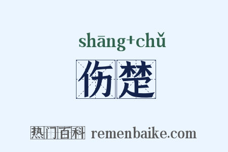 伤楚是什么意思的图片